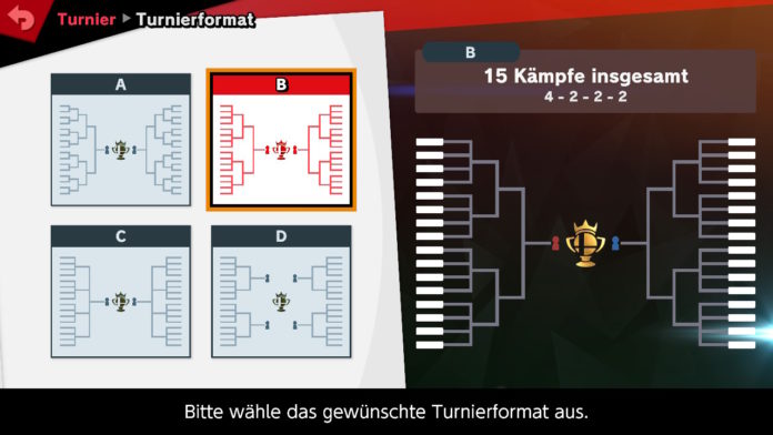 Super Smash Bros Ultimate Turniermodus B