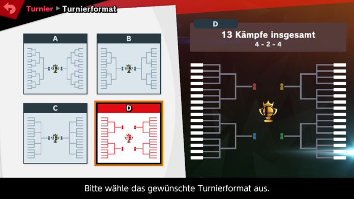 Super Smash Bros Ultimate Turniermodus D