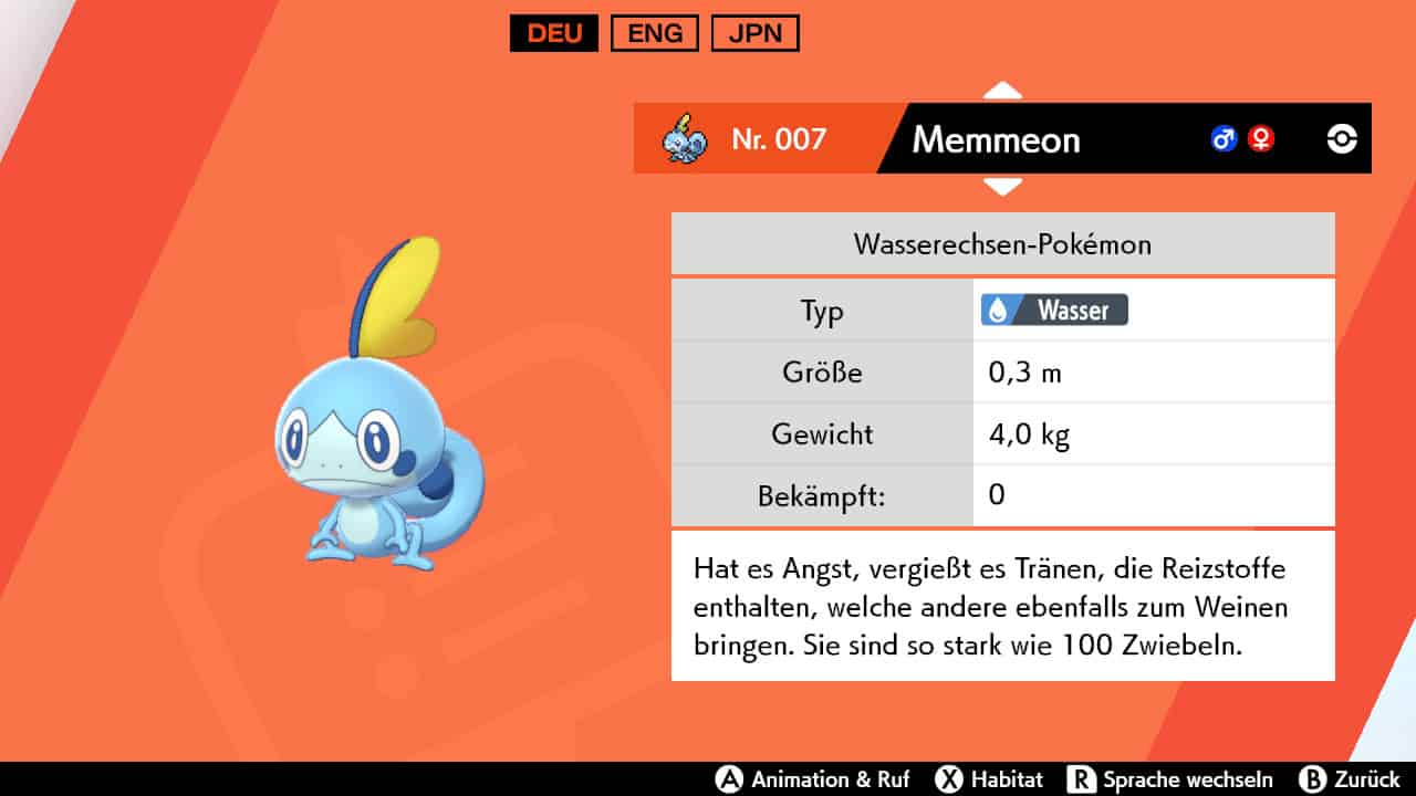 Pokemon Schwert Schild Starter