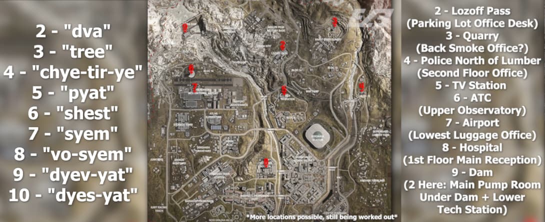 warzone bunker locations